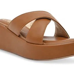 CAI Textured PU Platform Peep Toes image 4