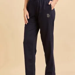 Sweet Dreams Navy Cotton Printed Pyjama image 3