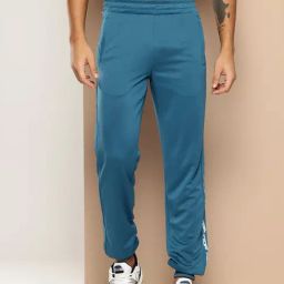 ALCIS Blue Slim Fit Printed Anti-Statix & Reflective Sports Joggers-picture-36