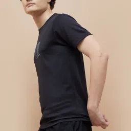 Fame Forever By Lifestyle Black Regular Fit Printed T-Shirt image 3