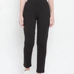 Okane Black Regular Fit Track Pants-picture-13