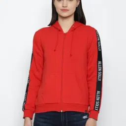 Allen Solly Red Printed Sweatshirt-image-52