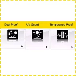 Auto Pearl Waterproof Two Wheeler Cover For Royal Enfield Interceptor 650 (Yellow & Blue) image 3