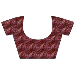 Elora Cream Silk Blend Woven Designer Saree with Unstitched Blouse image 5