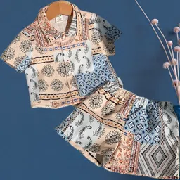 NAAMJAP Kids-Unisex Pure Cotton Printed Clothing Set-picture-43