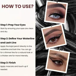 Matt look Eye Love It Kohl Kajal & Eyeliner image 5