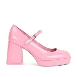 Aldo Women's Pink Mary Jane Shoes-picture-16