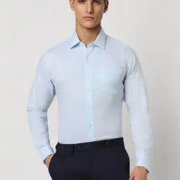 Van Heusen Blue Slim Fit Shirt-picture-22