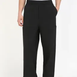 Calvin Klein Jeans Black Chinos Mid rise Relaxed Fit Trouser-picture-37