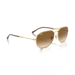 Ray-Ban Brown Aviator Gradient Unisex Sunglasses image 3