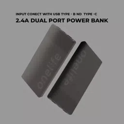 Onelife Power-05 10000 mAh Black Slim Power Bank image 4