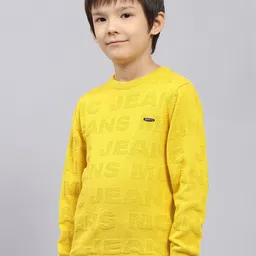 Monte Carlo Boys Typography Woollen Pullover image 4