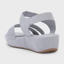 Sole To Soul Embellished Wedge Sandals image 4