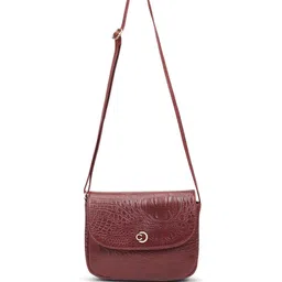 Caprese Croc-Textured Crossbody Sling Bag-picture-12