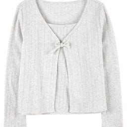 Carter's 2-Piece Cami & Cardigan Set - Grey-picture-4