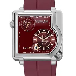 DOUBLERUN Men Patterned Dial & Straps Analogue Multi Function Watch H05N34024-picture-32