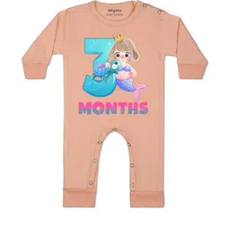 Arvesa Kids Peach Cotton Rompers-picture-51
