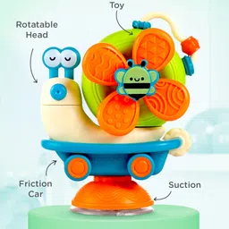 Play Nation Premium Powerwind Snail toy with 5 in 1 activity - Multicolor image 2