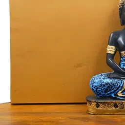 INTERNATIONAL GIFT Blue Buddha Idol Showpiece-image-69