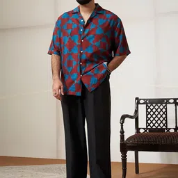 Snitch Men Printed Casual Shirt image 4