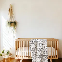 Biglilpeople White & Grey Mild Winter 400 GSM Double Bed Blanket-image-99