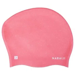 Nabaiji by Decathlon Adult Swimming Cap 56-60 Cm Long Hair 500 Ruby-picture-63