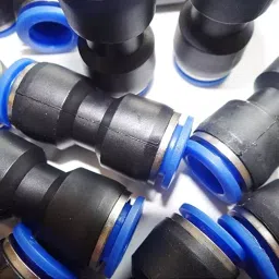 B K JAGAN & CO 6 X 6 mm Pneumatic Push Straight Union Connector (Pack of 5 Pcs) 1459 image 3