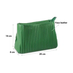 Mochi Green Striped Medium Shoulder Bag image 3