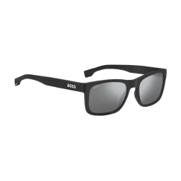 Hugo Boss Silver Rectangular Sunglasses for Men image 3