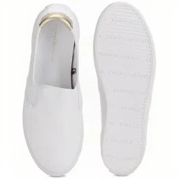 Tommy Hilfiger Women's White Slip On Sneakers image 3