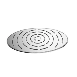 RN Bentley 125x125 mm Round Stainless Steel Silver Wall Mount Overhead Shower Without Arm, RN62410508-picture-21