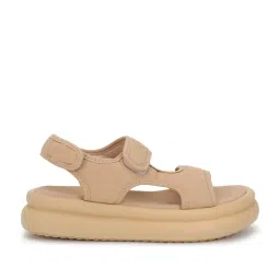 Truffle Collection Women's Khaki Ankle Strap Sandals image 3