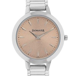 Sonata Elite Women Silver Analogue watch NL8141SM01-picture-17