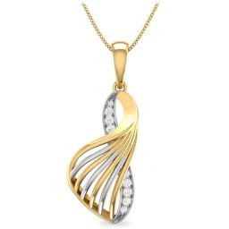 PC Jeweller Delano 18k Gold Pendant without Chain for Women-picture-4
