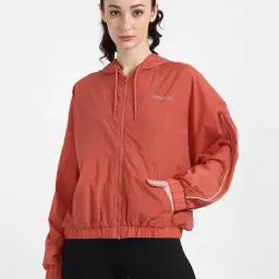 Reebok Red TE Piping WVN Training Jacket-image-95