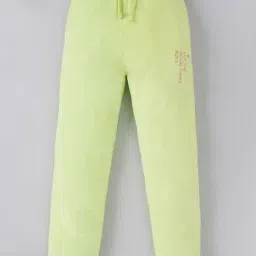Ed-a-Mamma Kids Green Cotton Regular Fit Joggers-image-24