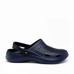 Asian Men's Navy Back Strap Clogs image 3