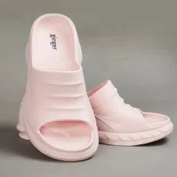 Ginger by Lifestyle Women's Pink Slides-picture-29