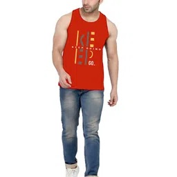 SLOWLORIS Men Pack of 2 Typography Printed Bio-Wash Innerwear Vests image 5