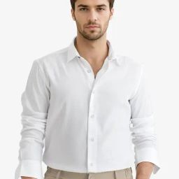 Rare Rabbit White Cotton Solid Relaxed Fit Formal Shirt-picture-30