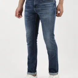 Tommy Hilfiger Denim Dark Cotton Slim Fit Jeans image 3
