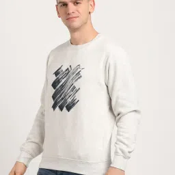 Turtle Off White Relaxed Fit Printed Sweatshirt image 3