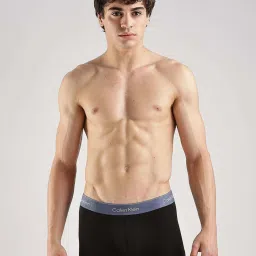 CALVIN KLEIN Black Vintage Indigo Low Rise Trunk - Pack Of 3 image 3