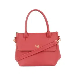 Baggit Red Solid Small Handbag-picture-16