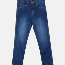 Kiddopanti Boys Black & Blue Solid Jeans (Pack Of 3) image 4