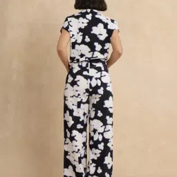 RAREISM Black Cotton Printed Trousers image 2