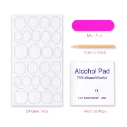 Polish Me Pretty Gel Polish Press On Nails Mink - Set of 24 image 3