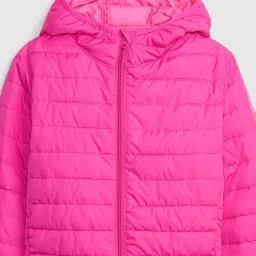 GAP Girls Pink Quilted Jacket image 3