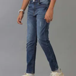Under Fourteen Only Kids Dark Blue Slim Fit Jeans image 3