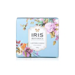 IRIS Multicolour Botanics Lilac & Peony Fragrance Lantern Candle image 3